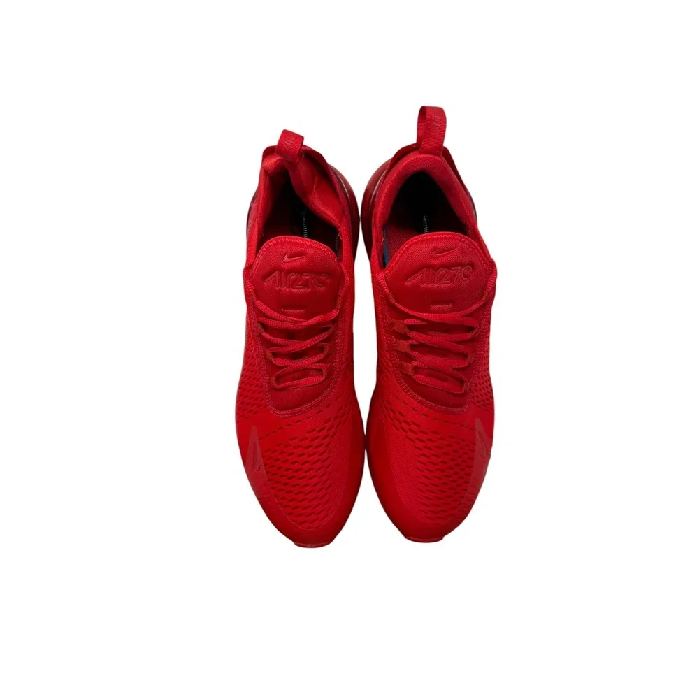 Nike Air Max 270 Mens Size 15 Red CV7544-600 Triple Red Mesh Sneakers